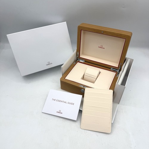 Omega scatola orologio legno - omega,